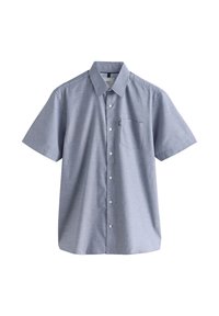 Next REGULAR FIT - EASY IRON SHORT SLEEVE OXFORD 2 PACK   - Overhemd - blue bengal blue dobby