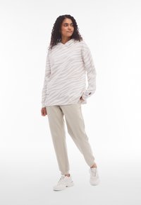 Freddy JOGGERS IN CON ELASTICO LOGATO SCOPRIBILE - Verryttelyhousut - canapa