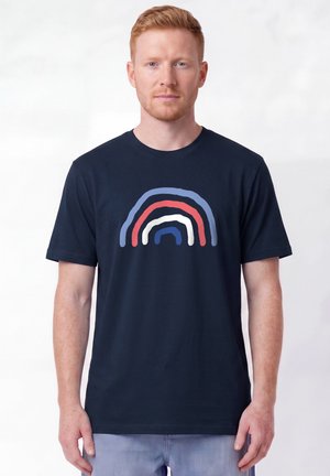 watapparel, REGENBOGEN UNISEX - T-shirt imprimé - french navy