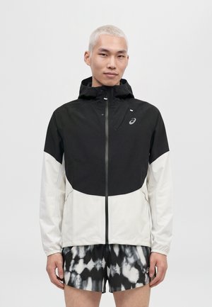ASICS, METARUN WATERPROOF JACKET - Veste de running - cream/performance black