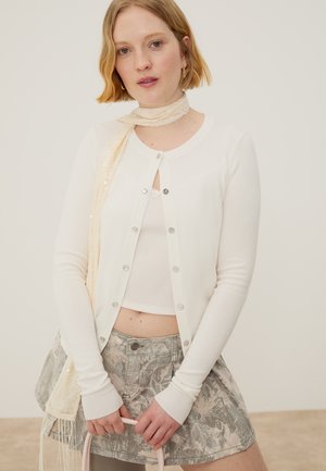 Anna Field ADAPTIVE CARDIGAN WITH MAGNETIC BUTTONS - Kardigán - white