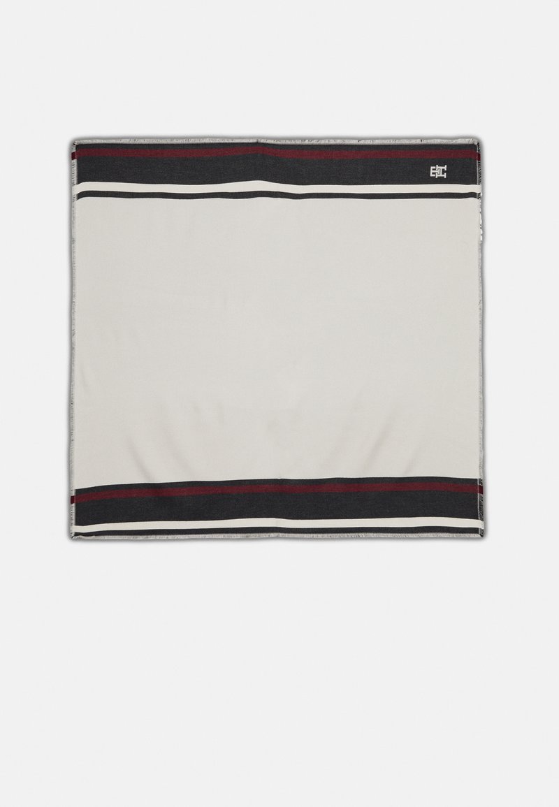 Tommy Hilfiger FEMININE LARGE SQUARE Huivi Ecru corporate Mix tommy-hilfiger-feminine-large-square-huivi-ecru-corporate-mix