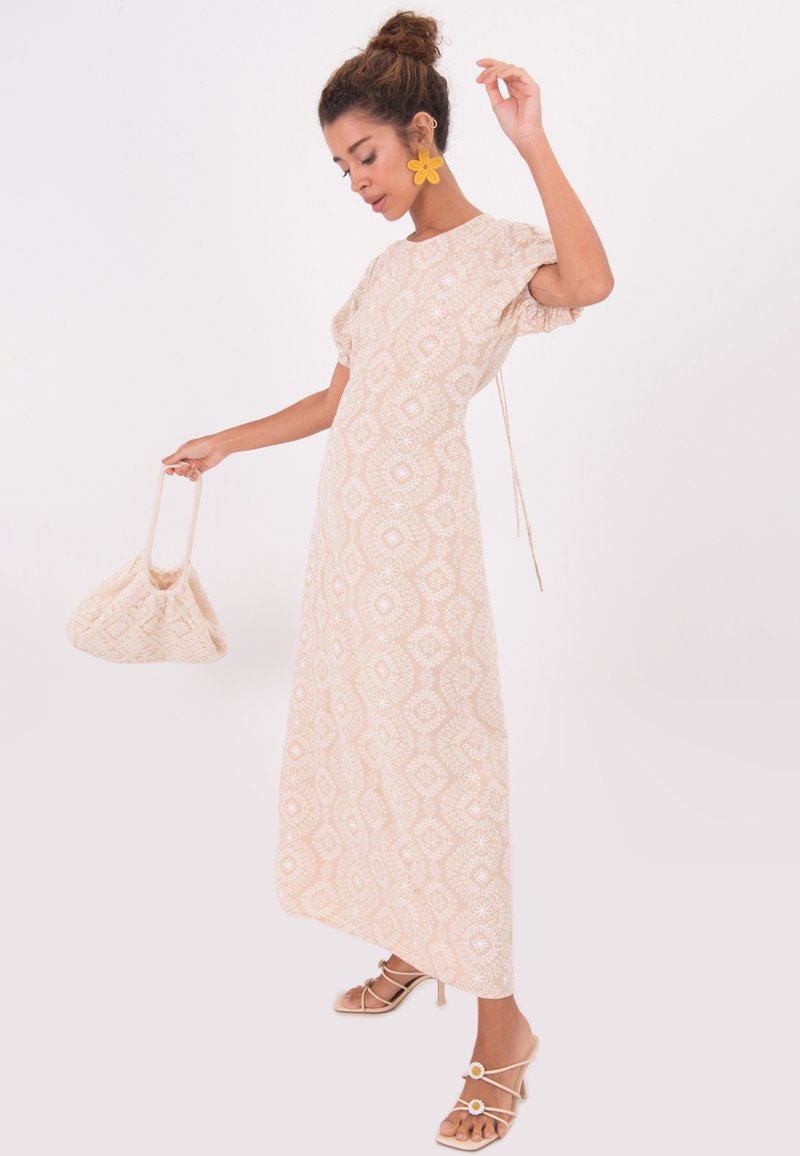 Damen Freizeitkleider | BSL HIEP Maxikleid beige - CU65992 Damen Freizeitkleider | BSL HIEP Maxikleid beige - CU65992