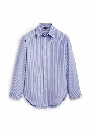 Button-down blouse - blue