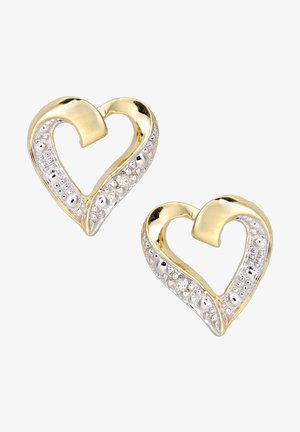 DIAMANT L'ÉTERNEL, HEART - Earrings - gold coloured