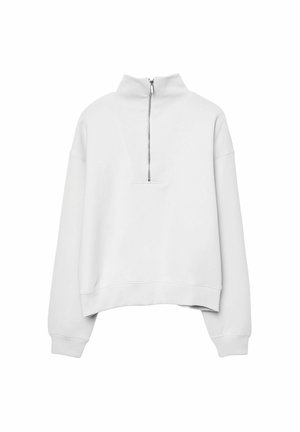 Stradivarius NECK - Collegepaita - white