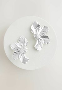 Next FLOWER STATEMENT STUD  - Pendientes - silver tone