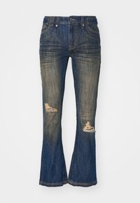 EMBROIDERED SLUB - Jeans Skinny Fit - mid wash