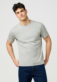 Wrangler 3 PACK TEE - T-paita - white grey black