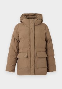 PCNORMA PUFFER JACKET - Zimný kabát - morel