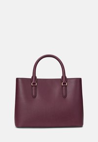 Lauren Ralph Lauren LEATHER SMALL MARCY SATCHEL - Rokassoma - pinot noir