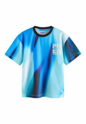 ALL OVER SHORT SLEEVE STANDARD - T-Shirt print - mottled blue