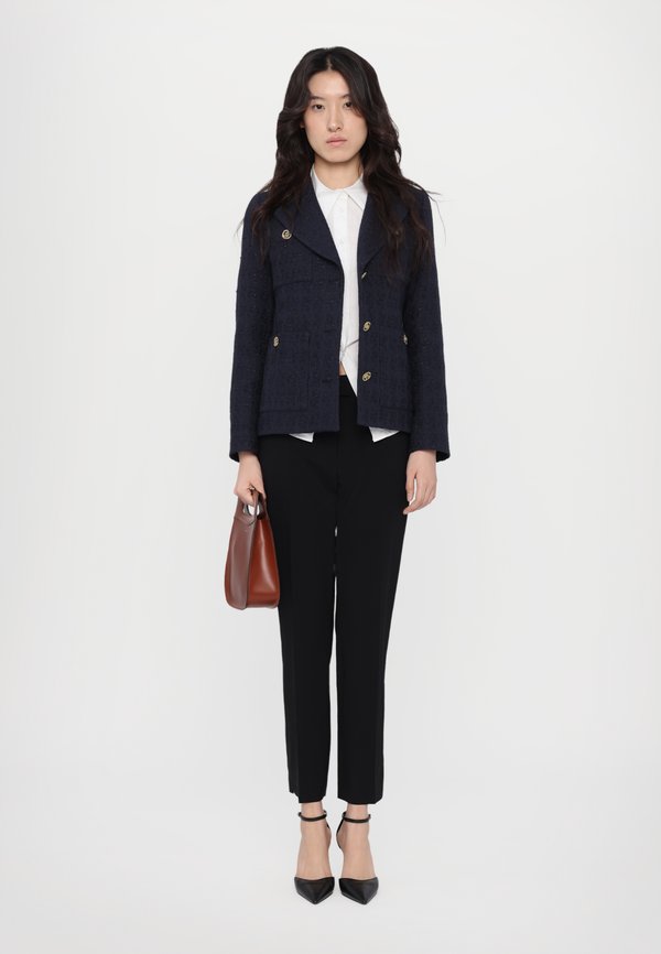 VLAETITIA - Leather jacket - marine2