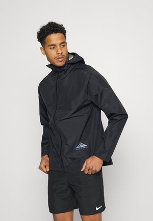 TRAIL JACKET GORE-TEX - Kurtka do biegania - black/dark smoke grey
