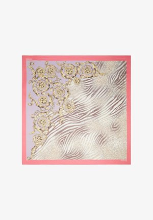 TUCH ANIMALMUSTER UND BAROCK-MUSTER - Foulard - mehrfarbe rose