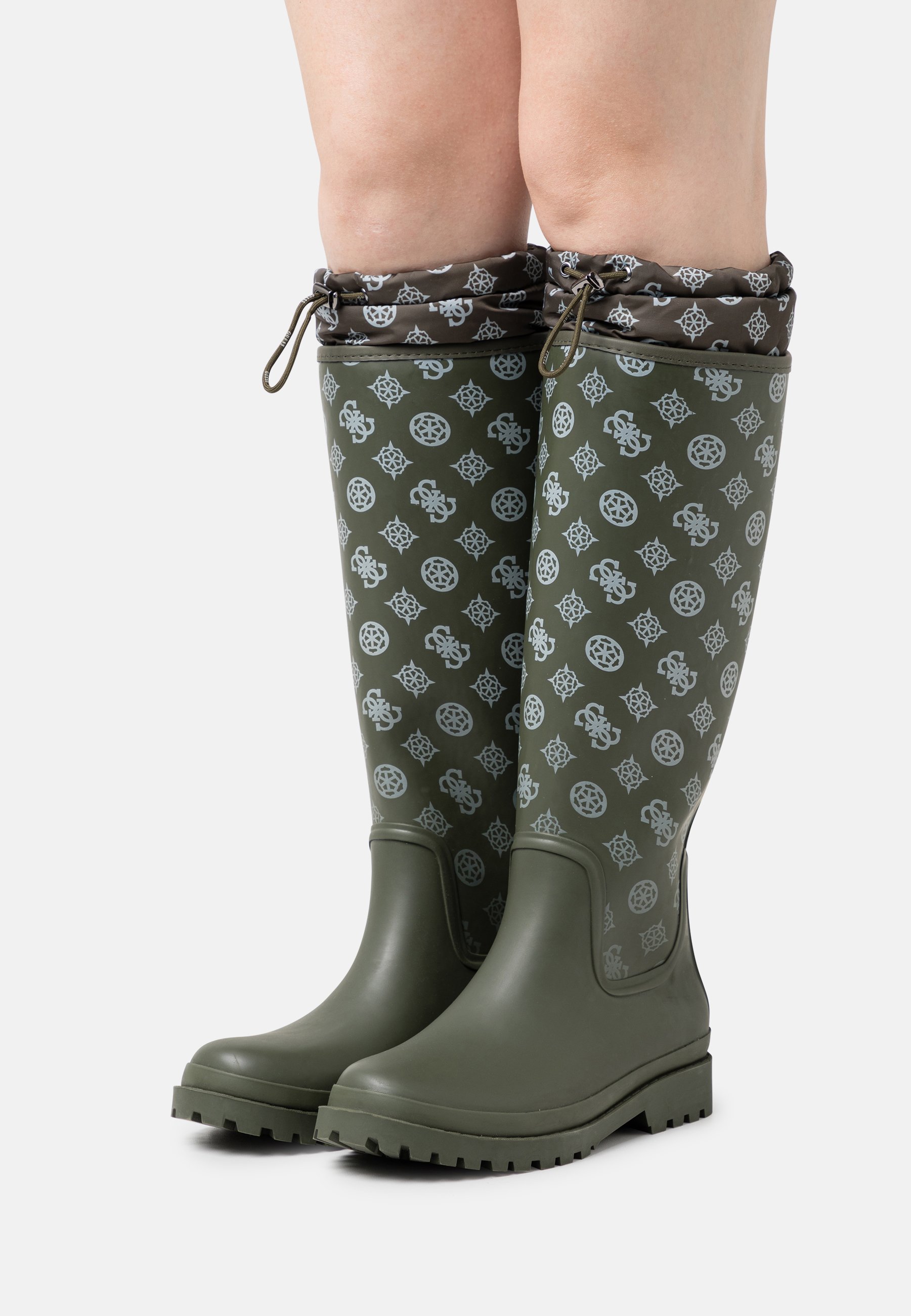 Guess REISA - Regenlaarzen - olive/kaki - Zalando.nl
