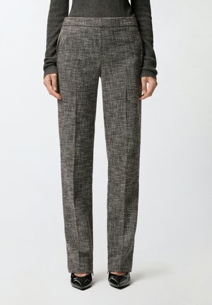 PUGLIESE  - Pantaloni - black brown white