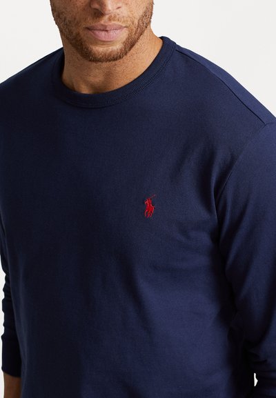 Polo Ralph Lauren Big & Tall JERSEY LONG SLEEVE T-SHIRT - Ilgarankovis viršutinės dalies drabužis - newport navy