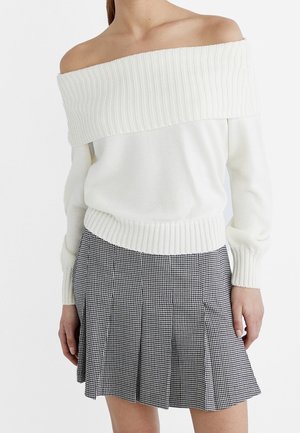 Pullover - mottled beige
