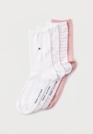 4 PACK - Chaussettes - pink/white