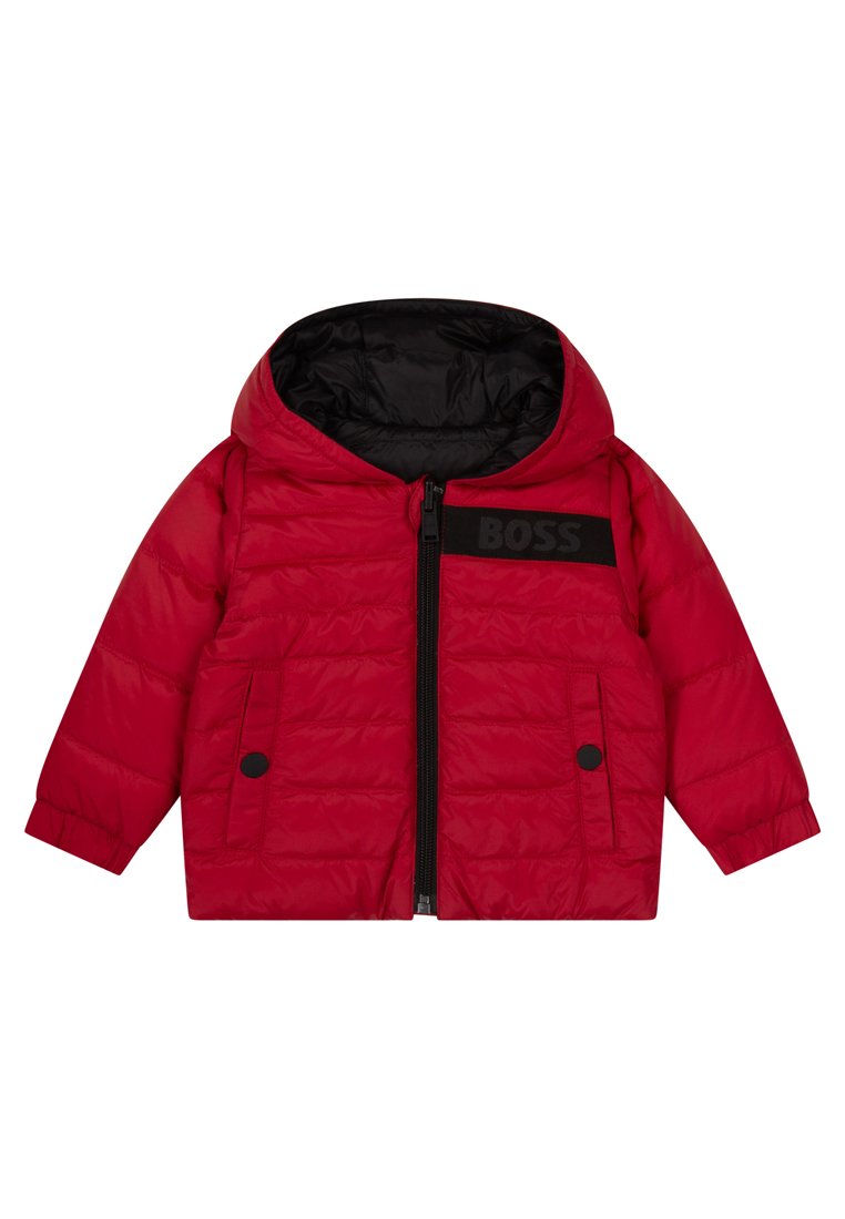 BOSS Kidswear Gewatteerde jas rood BOSS Kidswear Gewatteerde jas rood