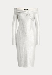 KENEIA MIDI LONG SLEEVE DRESS - Cocktail dress / Party dress - mascarpone cream