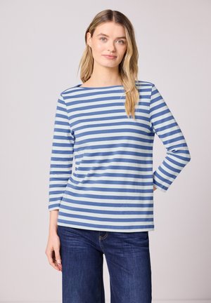 GESTREIFTES  - Langarmshirt - blau