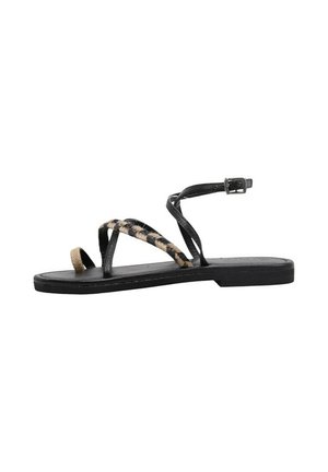 LAUREL - Sandalias de dedo - black