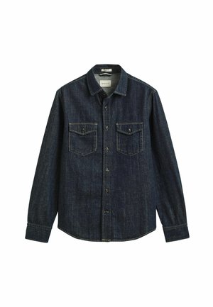 GANT, GANT DENIM SELVEDGE SHIRT - Hemd - dark indigo