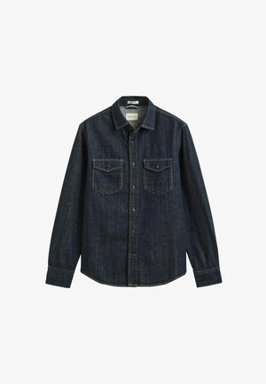 GANT, GANT DENIM SELVEDGE SHIRT - Chemise - dark indigo