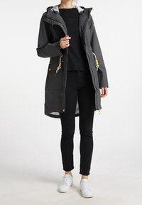 Schmuddelwedda Parka - mottled anthracite