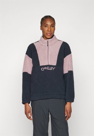 TNP EMBER HALF ZIP RC FLEECE - Fleecepullover - toadstool/black