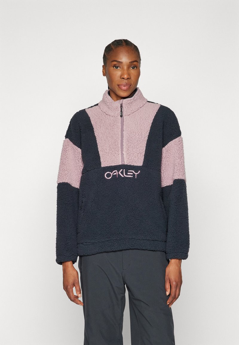 Oakley TNP EMBER HALF ZIP RC FLEECE - Fleecepullover - toadstool/black
