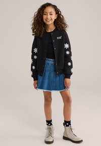 WE Fashion Rakott szoknya - blue