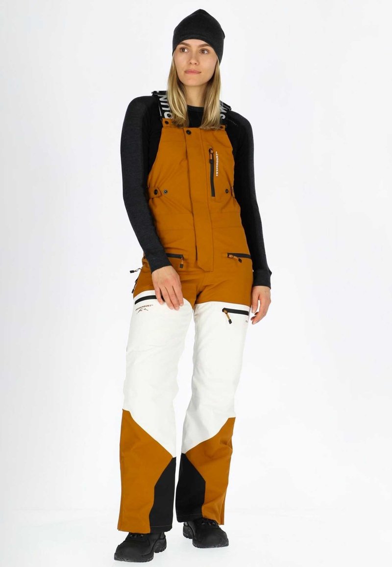 Swedemount FREERIDE BIB - Παντελόνι σκι - offwhite almond beige