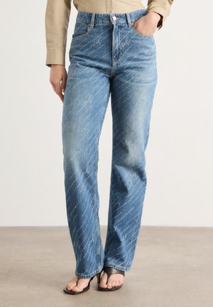 Džínsy s rovným strihom - medium blue