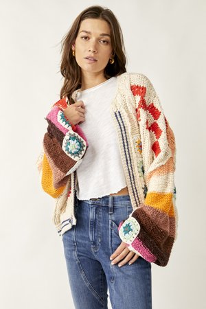 CLEAR SKIES - Kardigán - cream combo