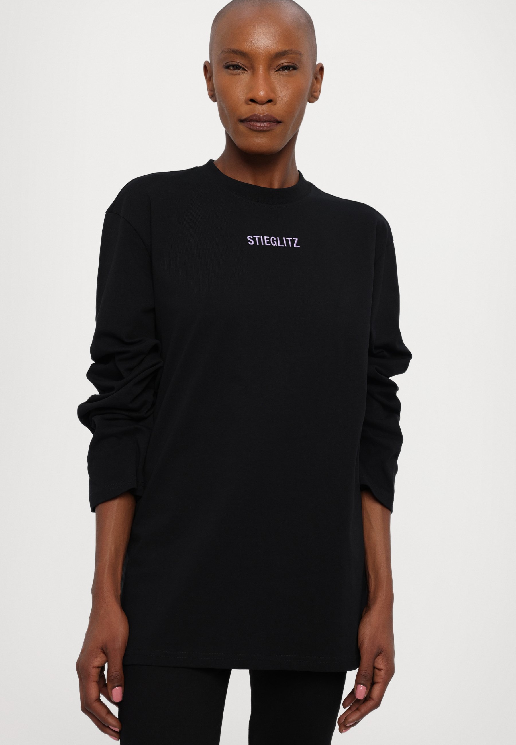 Stieglitz LEENA SKATE LONG SLEEVE - Longsleeve - black/blauw