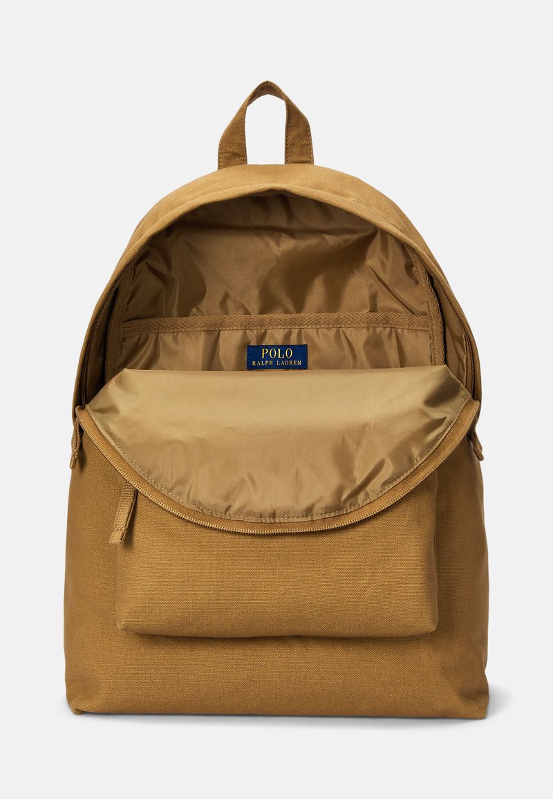 Polo Ralph Lauren CANVAS BACKPACK - Rucksack - rustic tan/tan 
