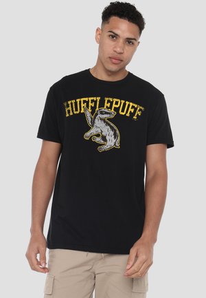 Cotton Soul, HARRY POTTER HUFFLEPUFF ICON - Print T-shirt - black