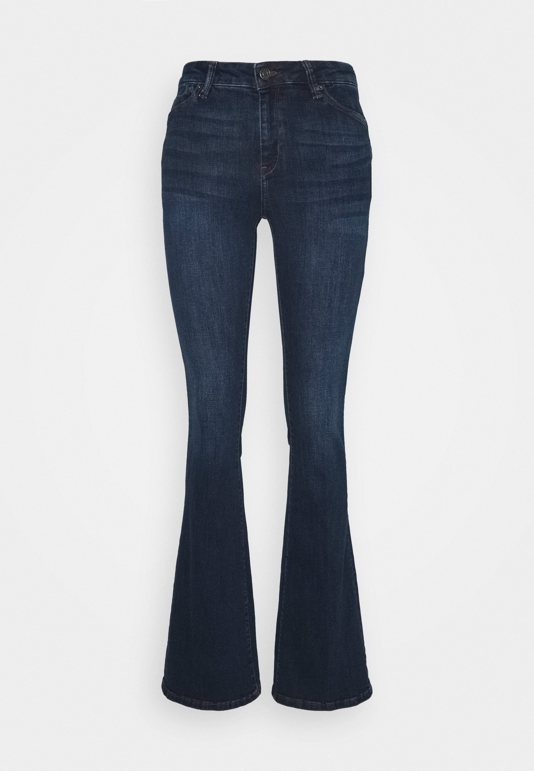 High waisted dark wash bootcut jeans Clearance