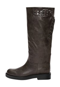 Cizme cowboy/biker - brown