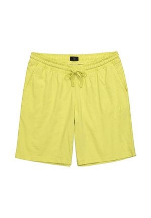 JP1880, PYJAMABROEK, SHORTS, ELASTISCHE BAND, T/M 8XL - Nachtwäsche Hose - green yellow