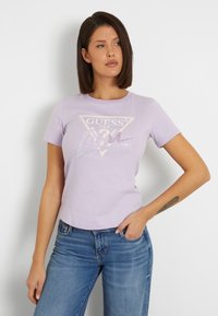 Guess ICON - T-shirt print - lila