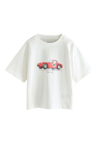 Niewybrane, white watercolour car