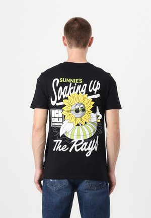 SUNNIES POOL BAR GRAPHIC - T-shirt med print - jet black