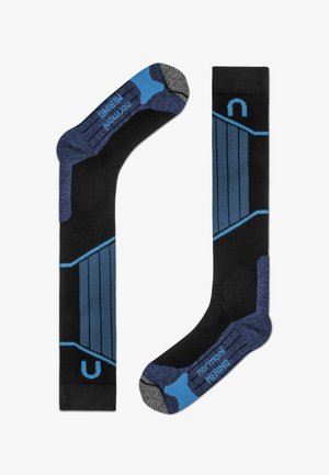 Normani DARWIN COMPRESSION MERI 2 PACK - Kniestrümpfe - blau