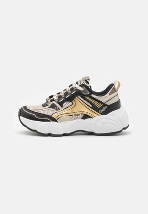 Buffalo, CLD RUN - Trainers - black/beige/gold