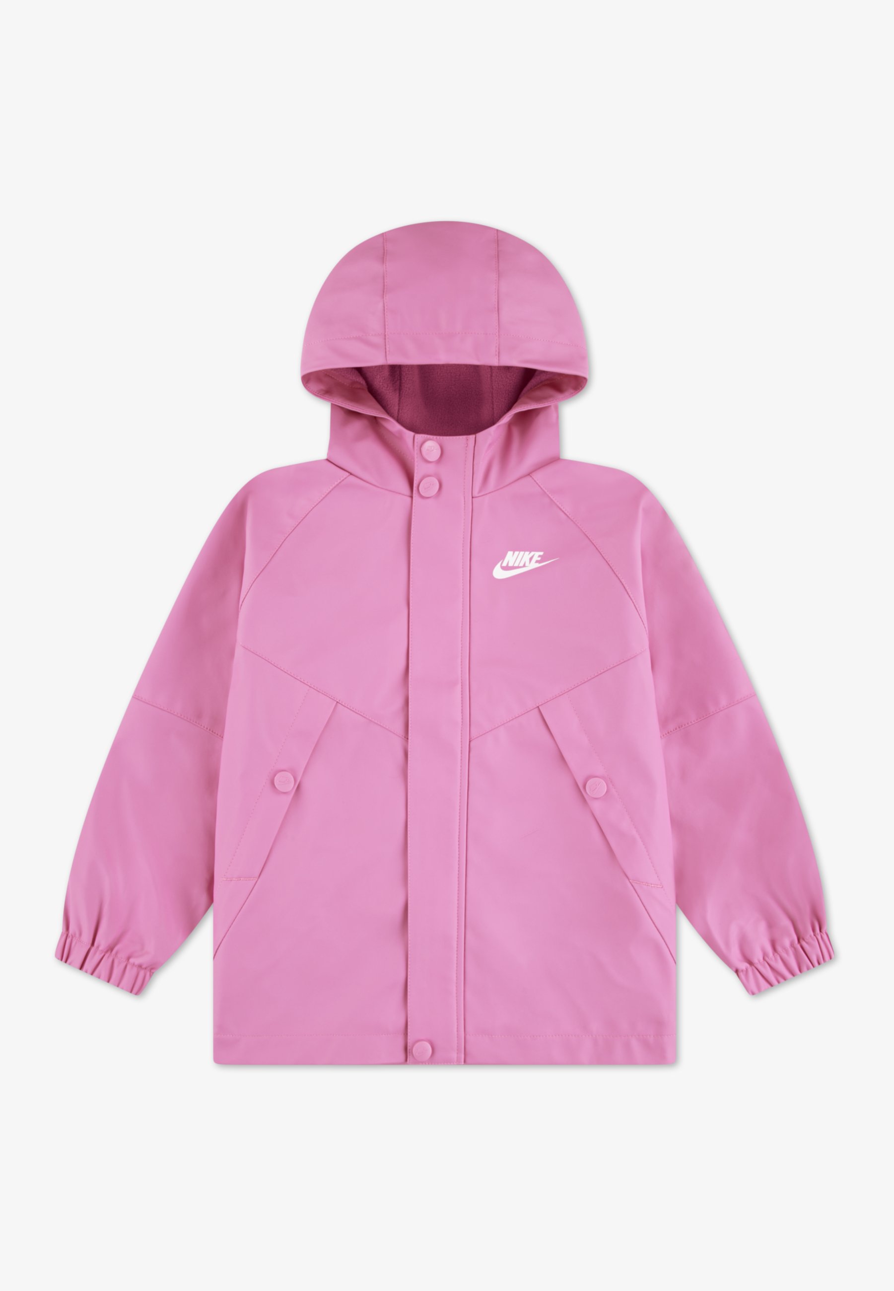 nike pink raincoat
