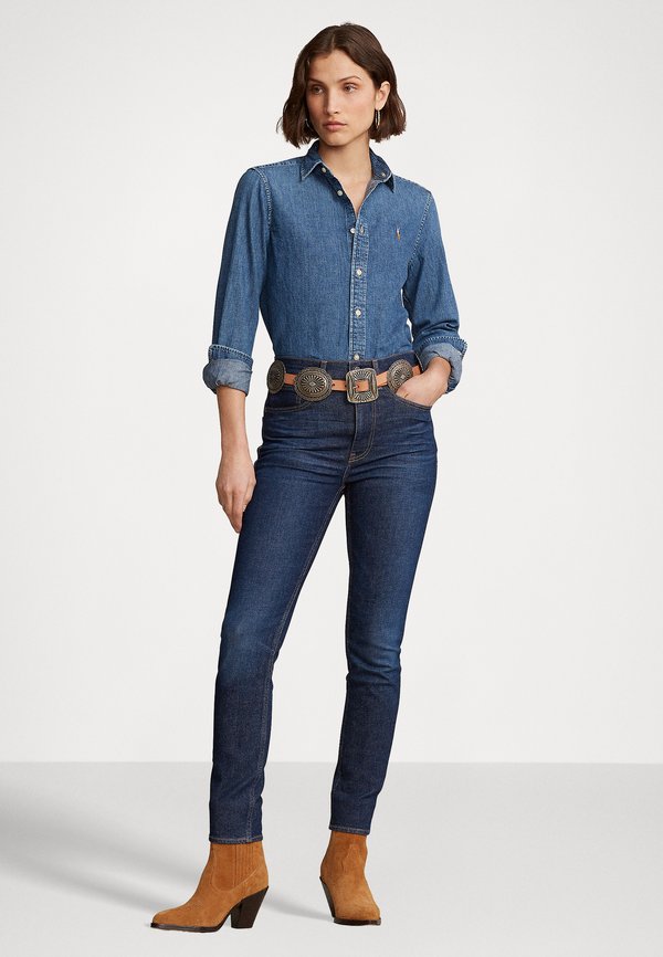 LONG SLEEVE - Button-down blouse - blaine wash3